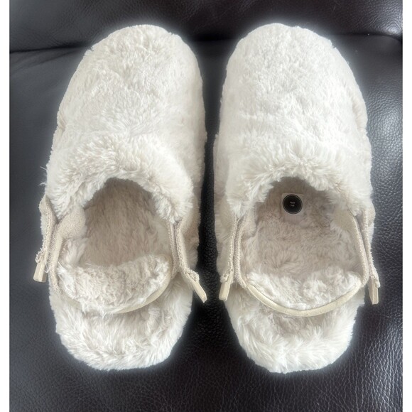 Nike Calm Mule SE NA 'Sanddrift Color Fur' Beige Women's Size 9 FZ3119-100 NEW - Picture 7 of 9